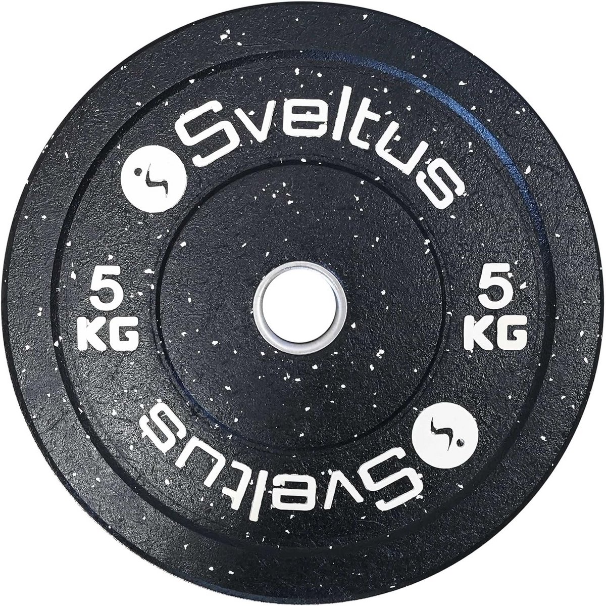 Rubberen Halterschijf 5 kg - 50mm GHD 20cm - Rubberen Fitness Schijf