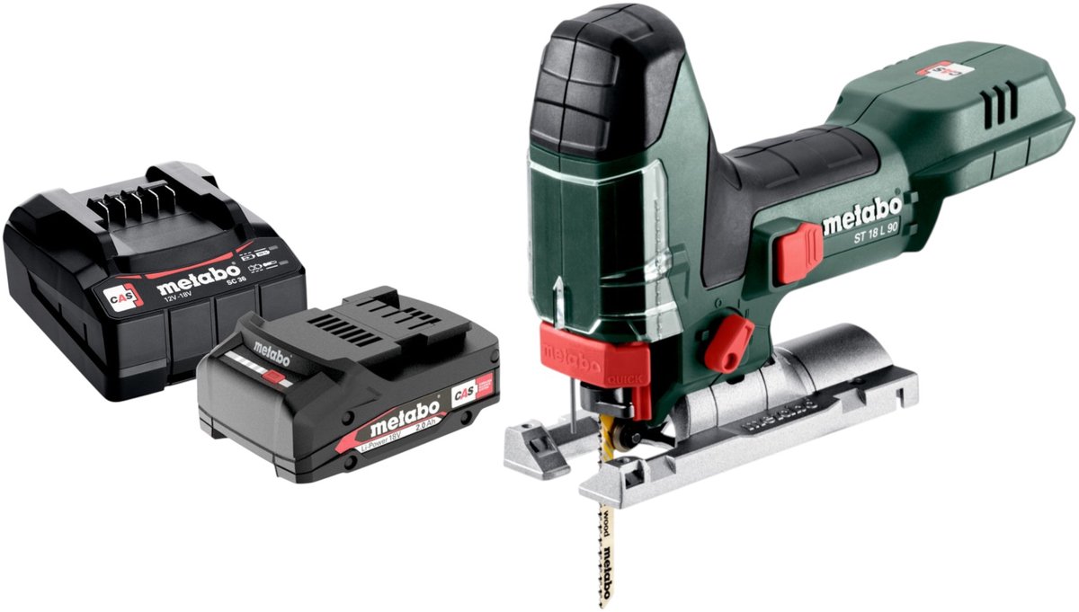 Metabo ST 18 L 90 accu-decoupeerzaag 18 V 90 mm + 1x accu 2,0 Ah + oplader