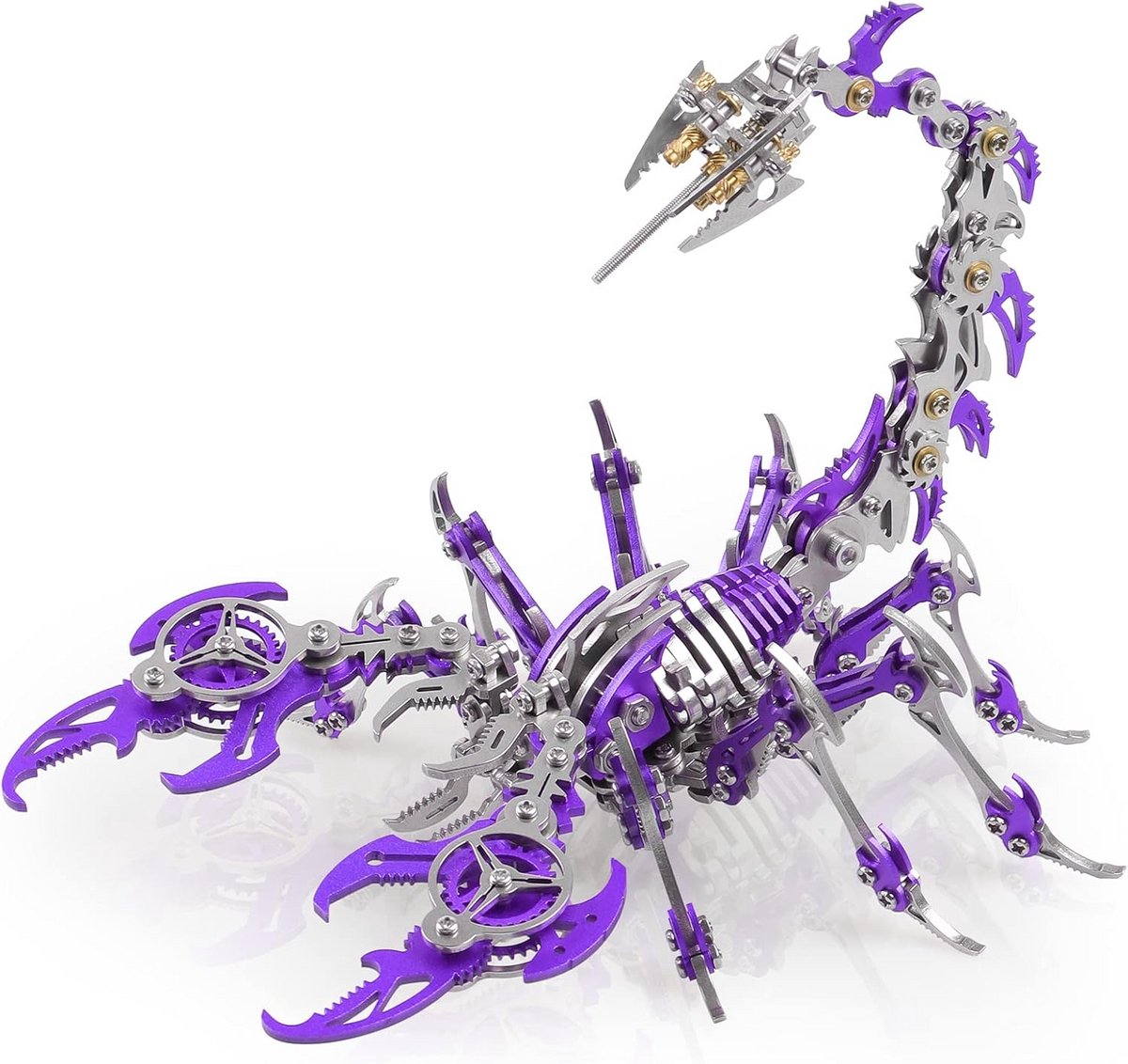 3D Metalen Puzzel Kit Scorpion King - 454 Stukjes - Mechanische Bouwset voor Volwassenen en Tieners