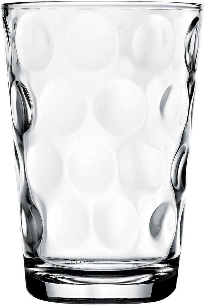 Embossed Tumblerglas 208cc Set van 6