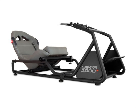 REBBLERS® SIMR 1000 Sim Racing Cockpit - Verstelbare Racestoel van Formula naar GT/Rally - Race Simulator - Antraciet