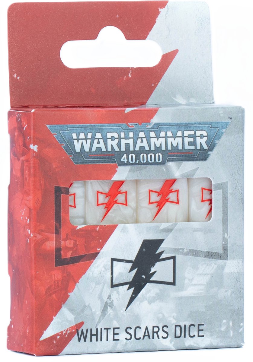 White Scars Dice Set