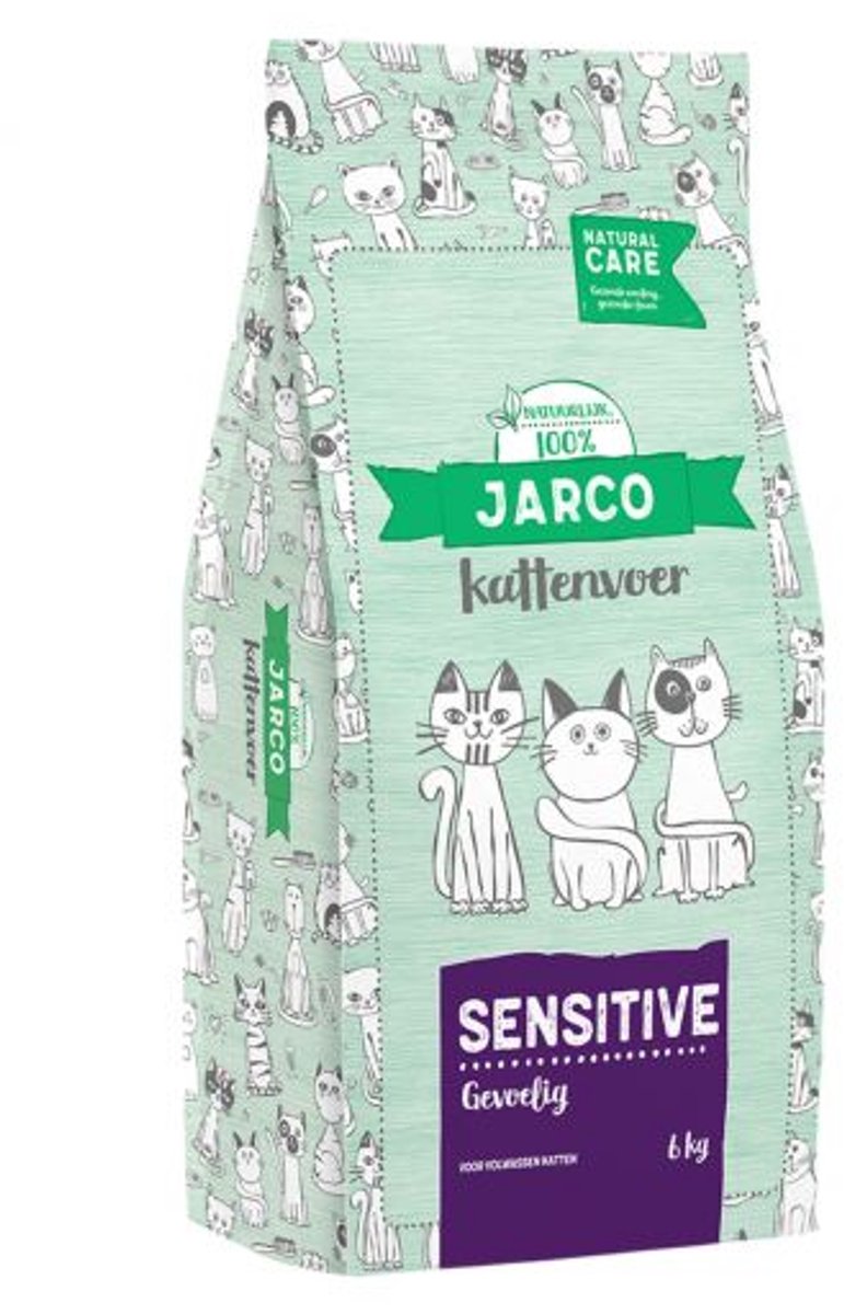 Jarco Kattenvoer Natural Care Sensitive Lam
