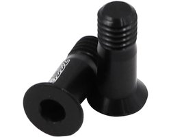 Egoods - Aluminium Fiets Achterderailleur Bout Titanium | Fiets Onderdelen Shifter Gids Roller | Mtb Schroef zwart