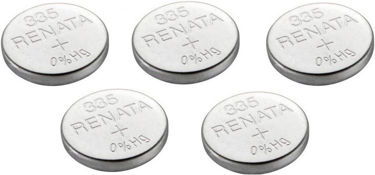 335 SR512SW Batterijen voor Horloges - Set van 5 stuks voor betrouwbare werking