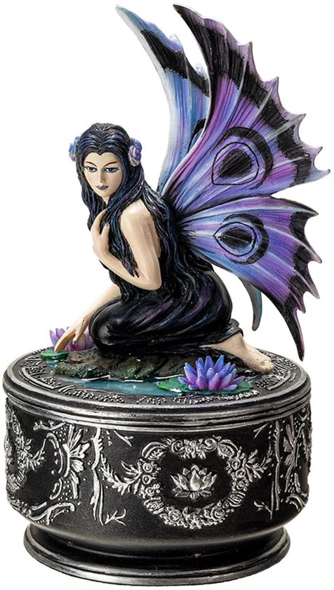 Beeld - Anne Stokes - Naiad Trinket Box - 19cm