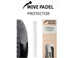 Move Padel - Protector - 2 stuks - Transparant Padel Racket Protector, Lightweight Padel Racket Head Bumper Protection Tape