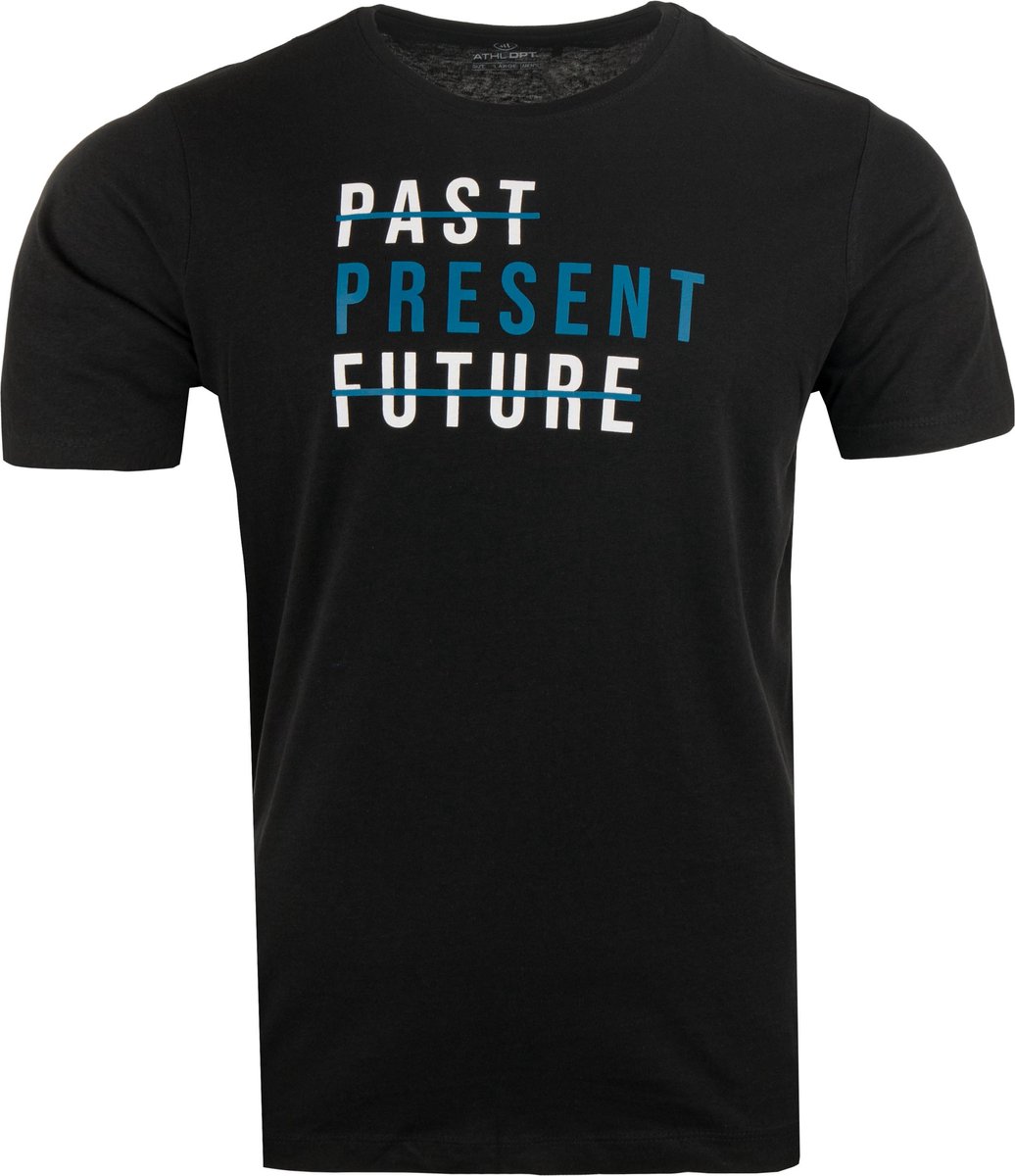 Heren T-shirt Athl. Dpt Morgan Zwart - M