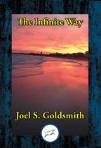 Boekhoes met zonsondergang, titel 'The Infinite Way' door Joel S. Goldsmith.