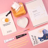 Kintsugi Kit met Keramisch Hart – DIY Reparatieset met Gouden Poeder – Japanse Kunst voor Beginners – Mora Approved