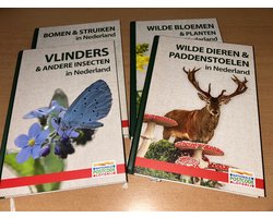 4 natuur boeken van postcode loterij (delen 2-3-4-5)