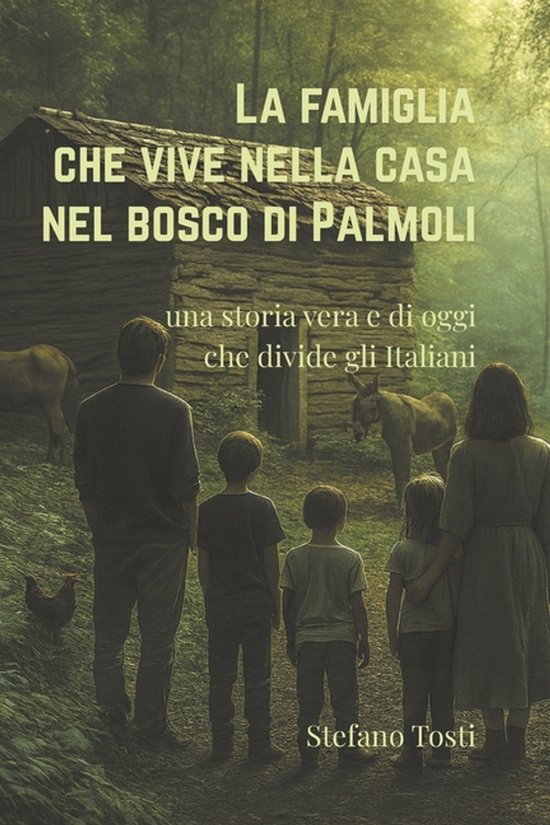 La famiglia che vive nella casa nel bosco di Palmoli - cover