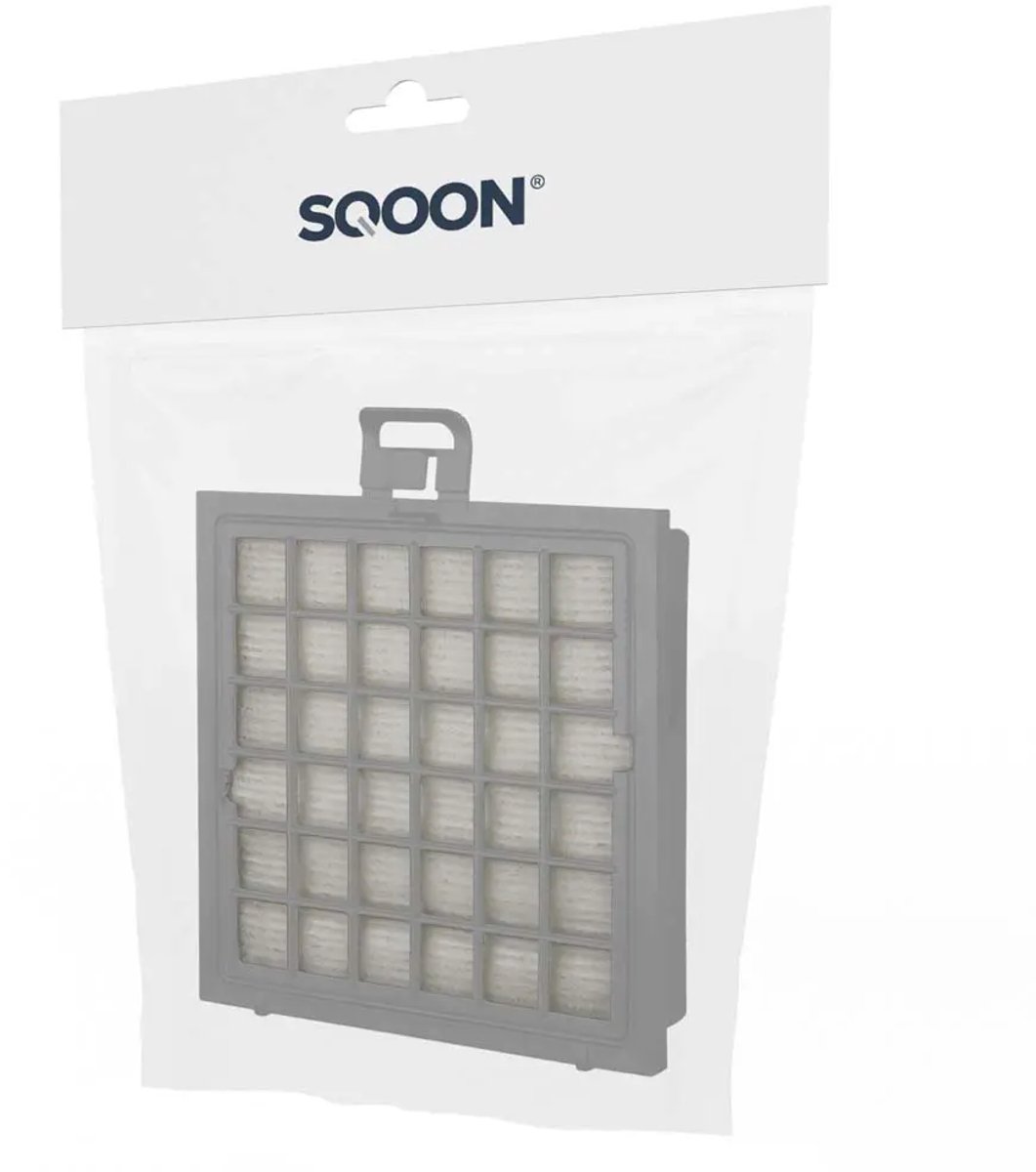 SQOON® HEPA-filter geschikt voor Bosch & Siemens stofzuigers - Gelijk aan model: BBZ151HF / VZ151HFB / 483774 - Voor schone uitblaaslucht en optimale filtering