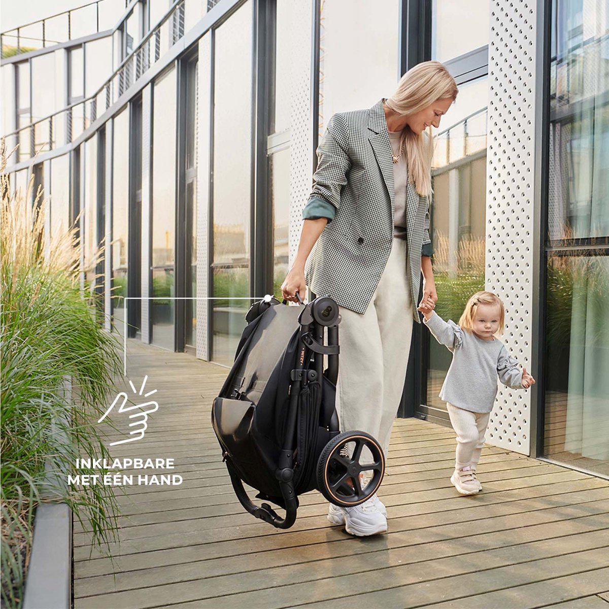 Kinderkraft Mitzy Air Kinderwagen met Opblaasbare Wielen - afbeelding 3