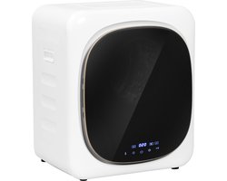 HOMCOM Wasdroger Roestvrij staal, ABS 48L x 40B x 56H cm Wit