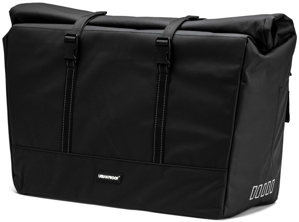 Gerecyclede Urban Proof longtail fietstas 60 liter - Zwart