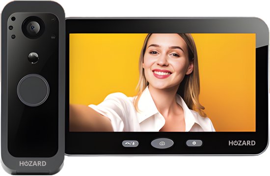 Hozard Deurbel met camera - WiFi + APP + Bewegingsdetectie - - Hozard® - €149,00