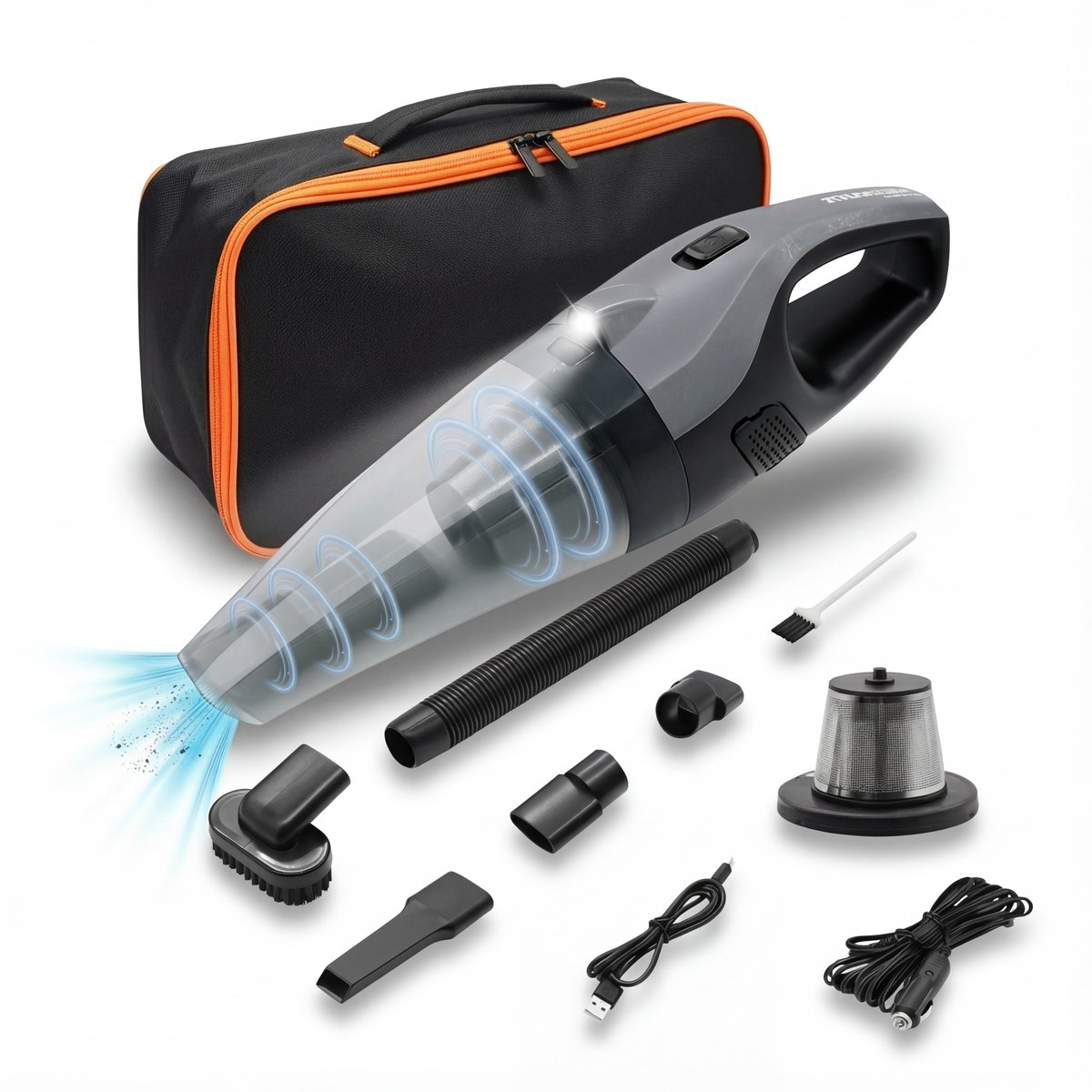 STAUS&BACH Kruimelzuiger met licht - Lichtgewicht