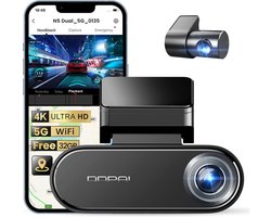Dashcam Auto met Voor en Achter Camera - 4K HD Beeld - GPS - DDPAI