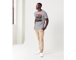 T-shirt zwart maat XL GTR Anime drift, gift, komisch voorzijde of achterzijde bedrukt