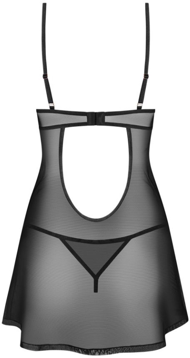 Obsessive – Euridia Chemise & Tanga – Black