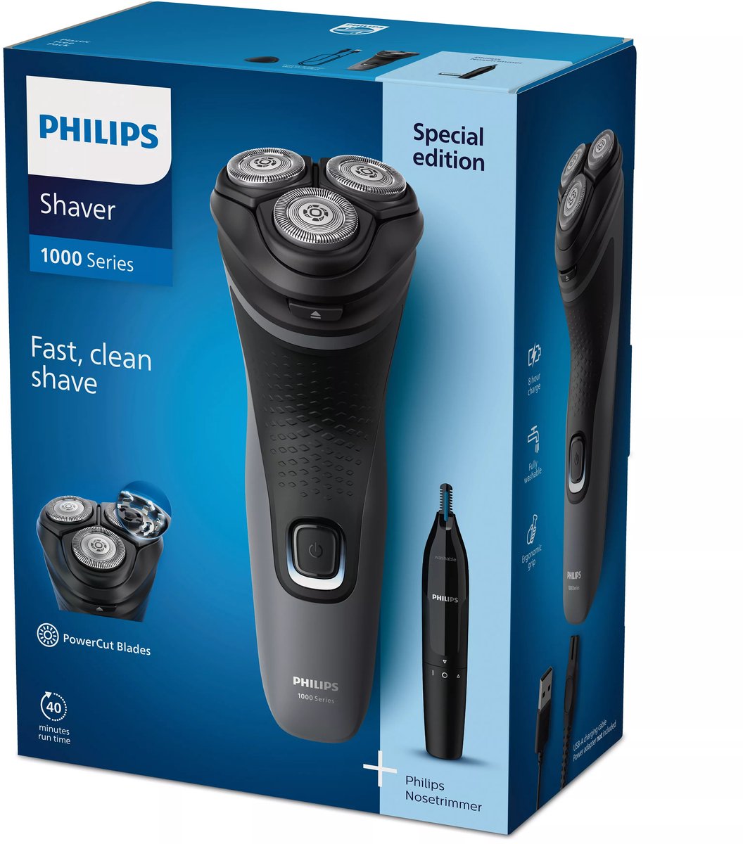 Philips Shaver 1000 Series S1142/02 Elektrisch - afbeelding 2