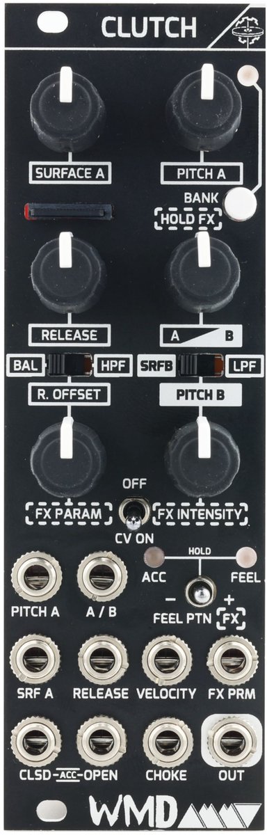 WMD Clutch - Drum modular synthesizer