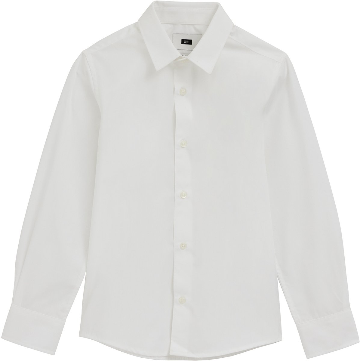 WE Fashion Jongens easy-care regular fit overhemd