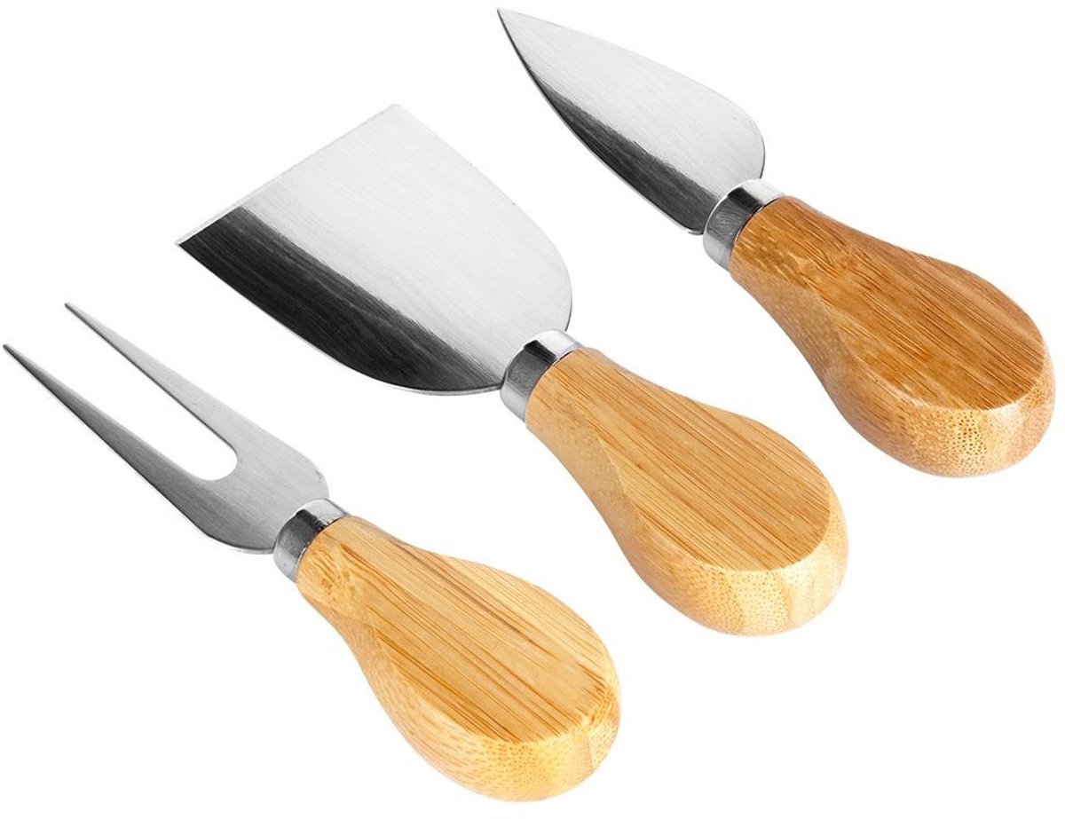 TakeTokio Bamboe Kaasplank met 4 Messen — cadeau in Kookcadeaus - foto 7