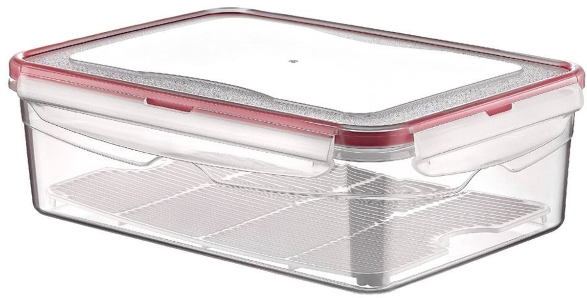 Hobby Life - Voedselcontainer - 2.6L - Transparant - Met Deksel en Rooster