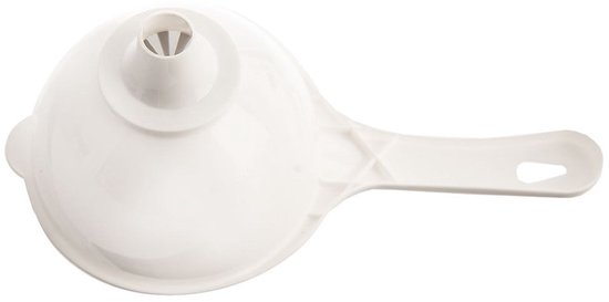 Hobby Life - Keuken Trechter - 11,5 cm - Met Zeef - Wit van Merkloos — afbeelding 4
