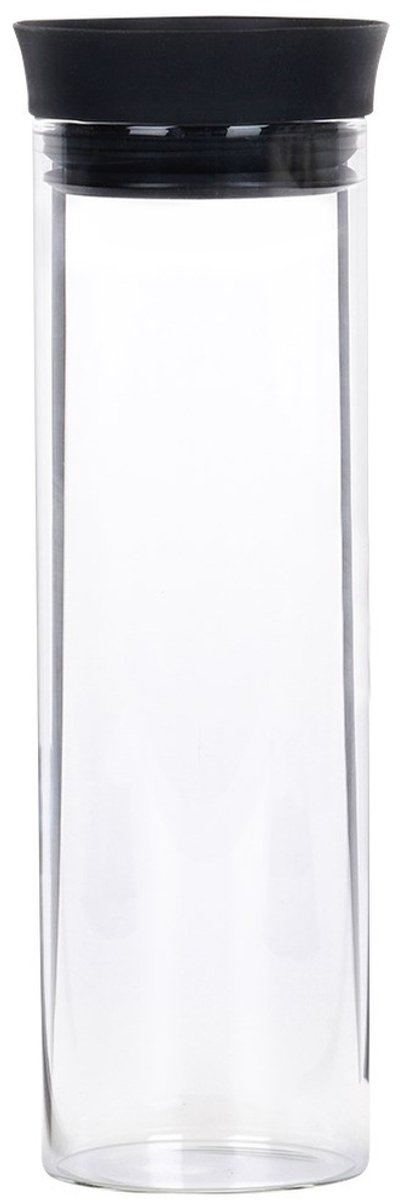 Excellent Houseware - Karaf - 1L - Borosilicaatglas - Roestvrijstalen Deksel — cadeau in Koken & Dineren - foto 2