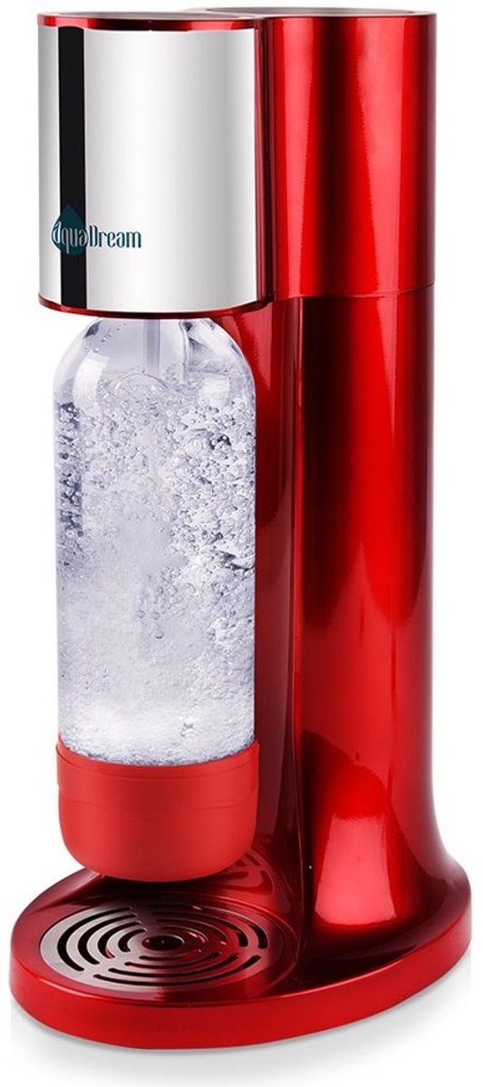 Orion AquaDream Bruiswatertoestel - Soda Maker - Inclusief 1.1L Fles - Rood - Fast Lock Systeem - Milieuvriendelijk - Exclusief CO2 Cilinder