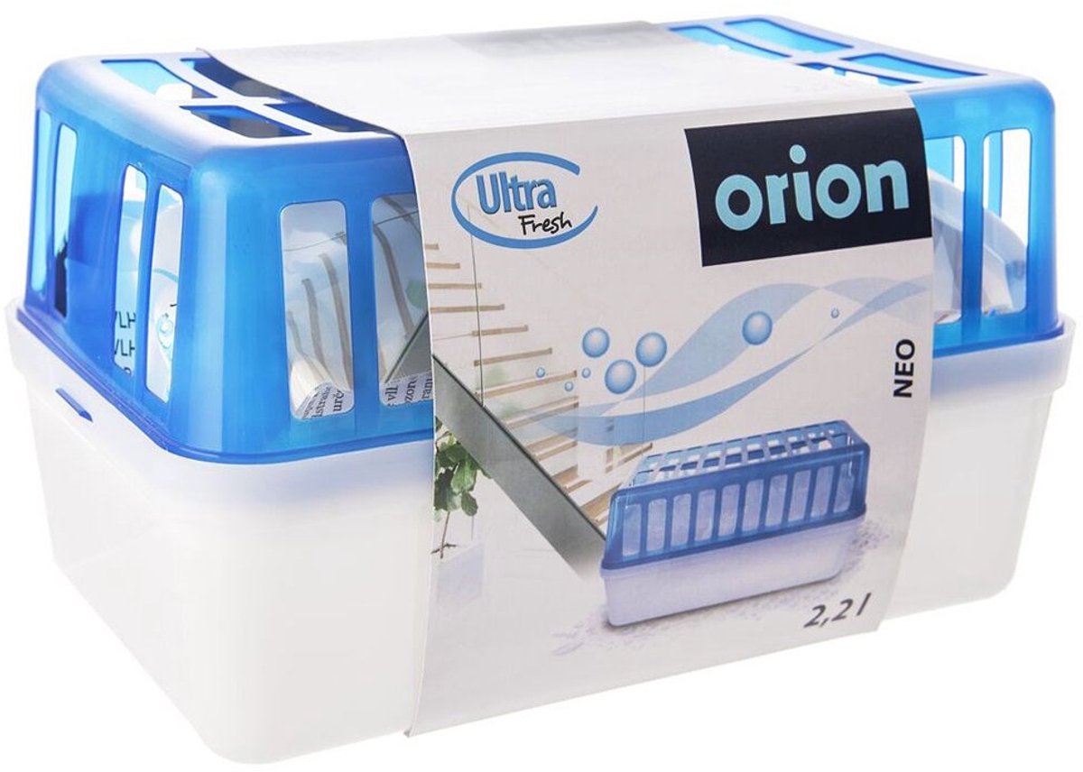 Orion Ultra Fresh - Luchtontvochtiger - 2,2 l - Blauwe en Witte Behuzing - Voor Grote Ruimtes