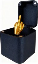 Verrassingsgeschenkdoos in de vorm van een middelvinger, doos met Verrassingsgeschenkdoos in de vorm van een middelvinger, doos met