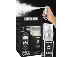Haarpoeder Spray wax- Haarpoeder wax Hervulbaar- Haar Styling Poeder Wax- Volumepoeder- Texture Powder Wax- Volume - Mannen- Vrouwen- Haar opsteken Volumepoeder- Medium Hold MAFIA MEN