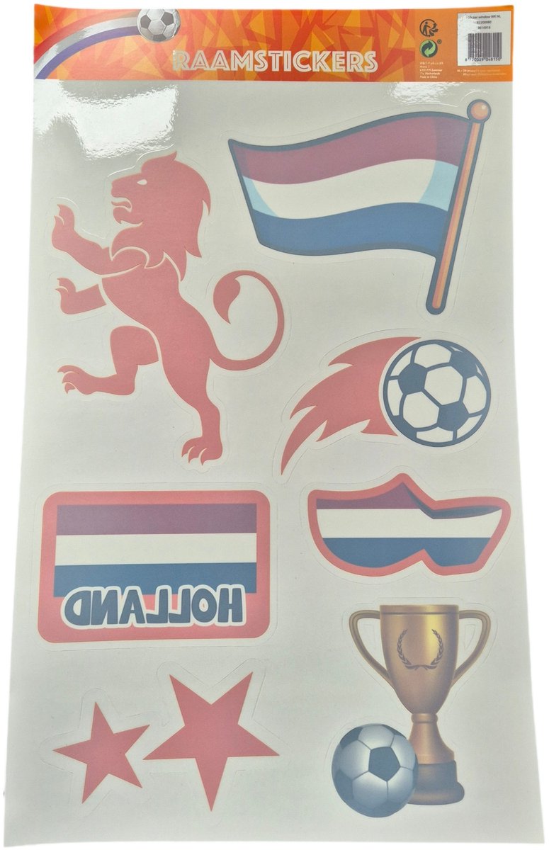 raam stickervel holland 7stickers vlag