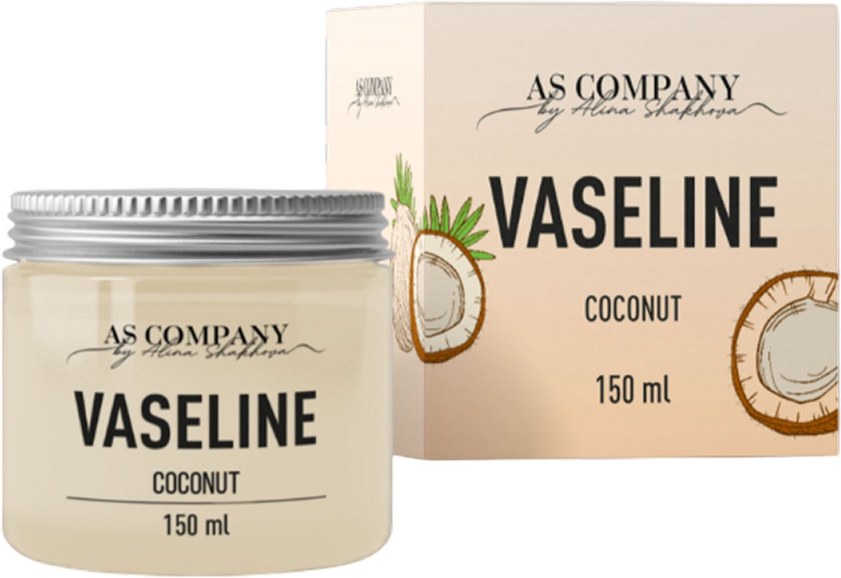 ASCompany Vaseline Coconut 150 ml – Professional PMU & Tattoo Moisturizing Balm