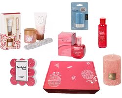 Dames kerstpakket - Vrouwen Rituals giftset - Luxe parfum - Nagel verzorging - handcreme - Shampoo - Geurkaarsjes - Relatiegeschenk - Feestdagen cadeau
