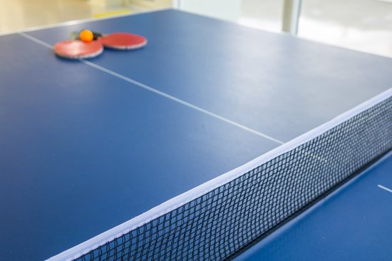 Zolta - Inklapbare Tafeltennistafel - Blauw - Met Accessoires - Voor Thuisgebruik — afbeelding 5