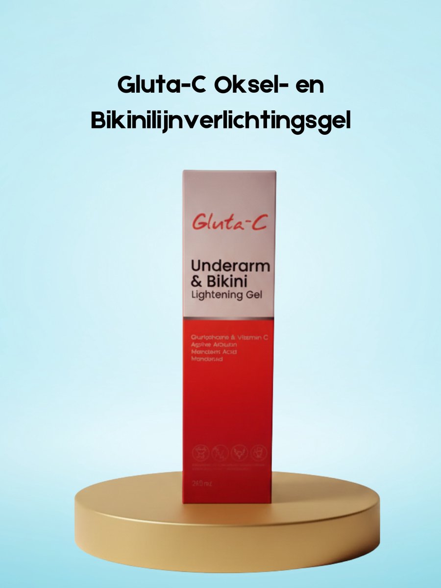 Gluta C Underarm&Bikin skin whitening gel