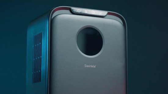 Swinkle Luchtontvochtiger 2.5L – Ontvochtigt tot 1L per dag – Dehumidifier met Ionisator & 7-Kleuren LED – Stil & Energiezuinig – Voor Slaapkamer, Badkamer & Woonkamer – Wit