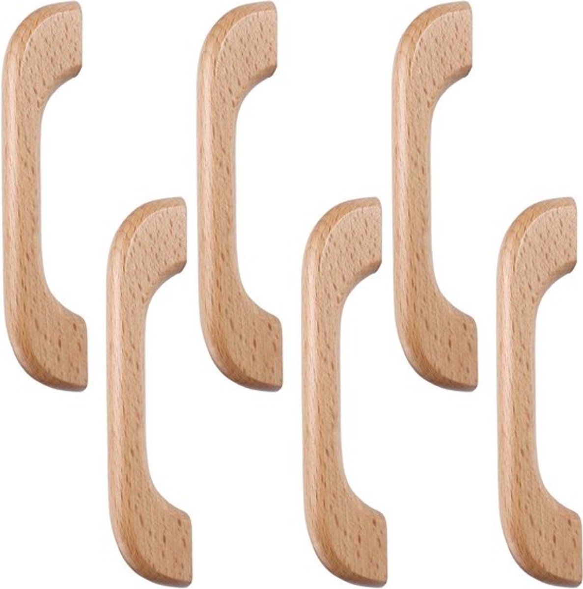 Houten Handgrepen voor Keukenkast - Decoratief - Huishoudelijk - Vintage Design