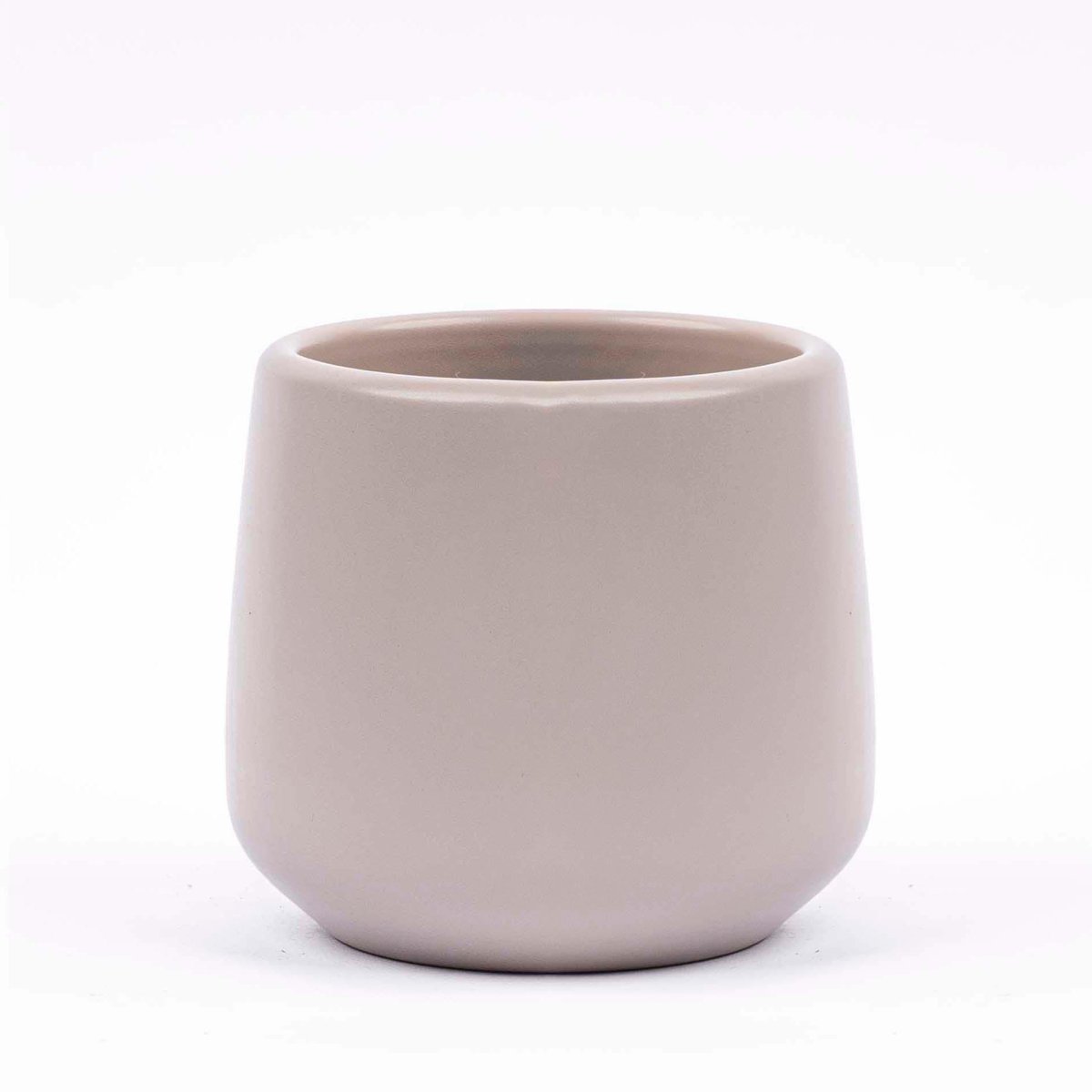 Joey - Mini plantenpot - Grijs mat - Ø 6 cm ↑ 6 cm