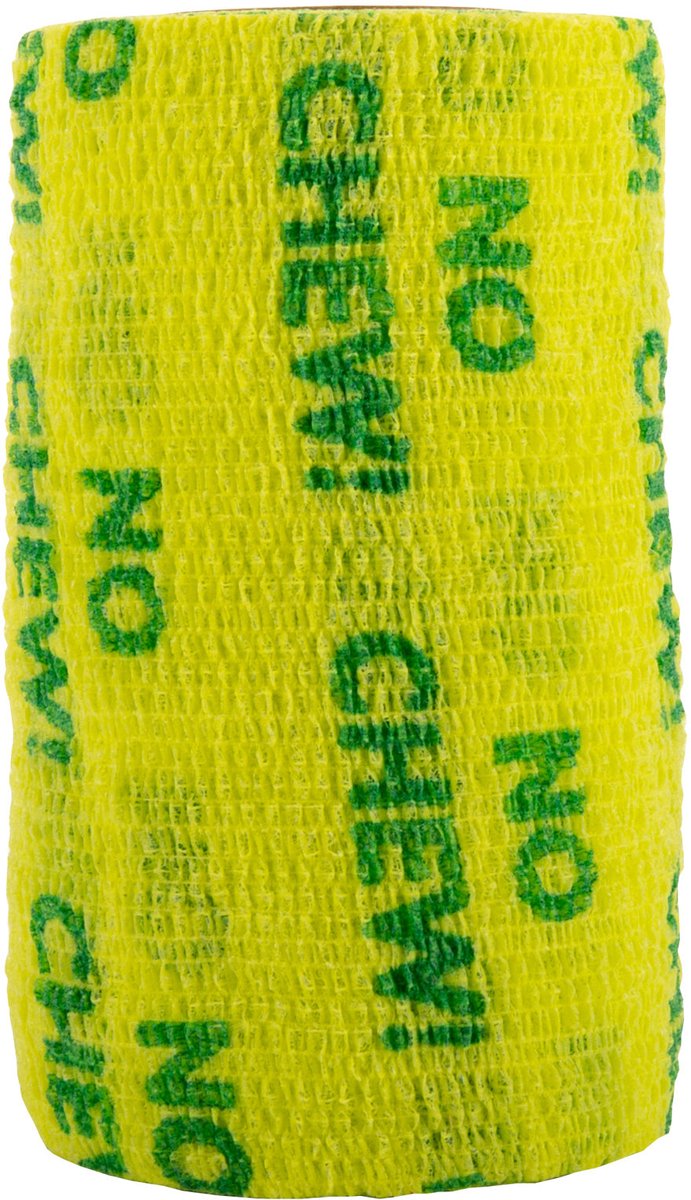 Powerflex Bandage Equine 10cm Geelgroen
