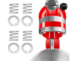 Veren En Ringen - Geschikt Voor Kitchenaid Blenders - Mixeronderdelen - Blenderaccessoires - Keukenaccessoires - Rvs - Accessoir - Geschikt Voor Kitchenaid Mixers Met Een Inhoud Van 3,5 Tot 7 Liter - Zilver