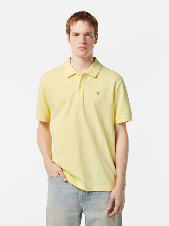 Polo Scotch & Soda Core Piqué Jaune - Taille M - Homme