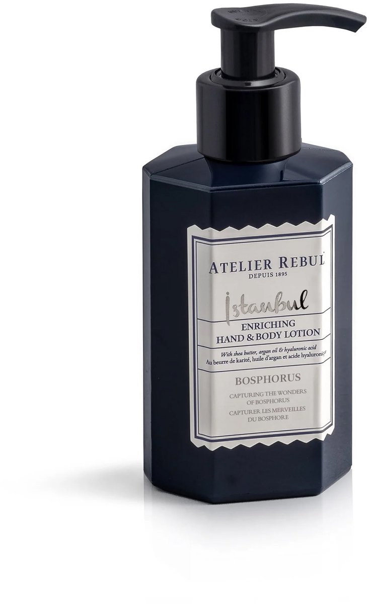 Atelier Rebul Istanbul Bosphorus - Hand & Body Lotion (100ml) - Natuurlijk - Frisse & Aquatische Geur - Hydraterend - Voor Alle Huidtypes