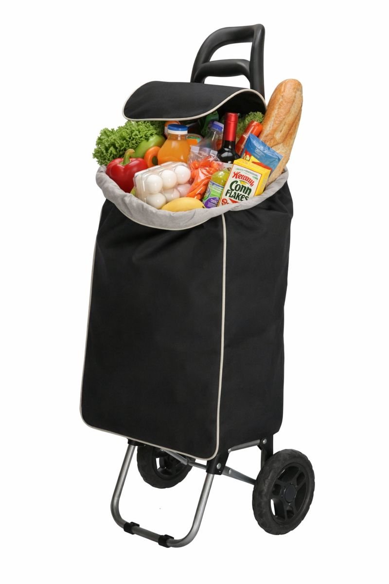 Run away Alberic Boodschappen trolley - Zwart