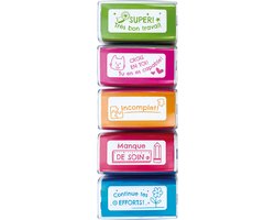 COLOP NIO School Motivatiestempelset – Set 3 (FR) – Voor Leerkrachten